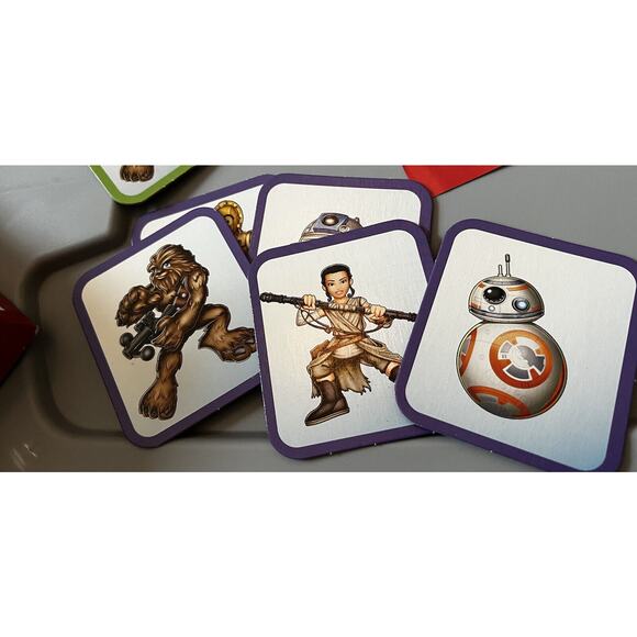 Star Wars Hands Down Card Board Spinner Game Disney Hasbro EUC Complete - Picture 6 of 12